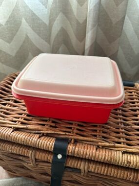 vintage Tupperware "Freeze N Save" ice cream keeper